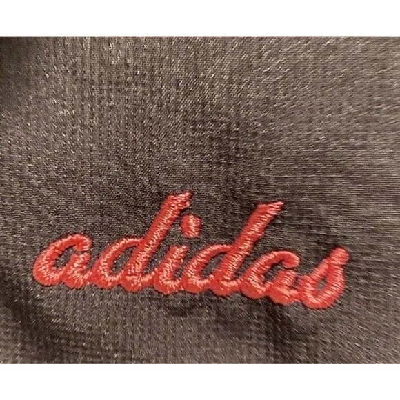 Adidas Windbreaker Hooded Full Zip Waterproof Navy/ Pink Strip Women’s Size L - Picture 5 of 6